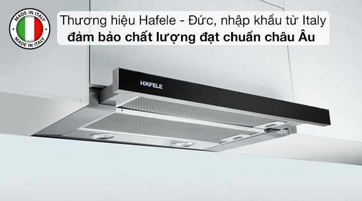 Có nên mua máy hút mùi âm tủ không? Lưu ý khi mua máy hút mùi âm tủ > Máy hút mùi âm tủ Hafele HH-TG60E (539.81.073)