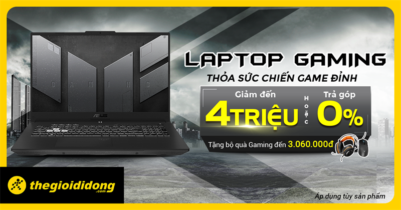 Tháng laptop Gaming