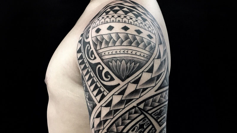 hình xăm maori hình xăm maori ở bắp tay hình xăm maori đẹp 0846182368   Hình xăm maori Hình xăm Tattoo studio
