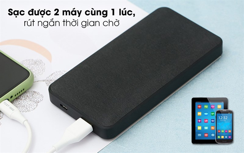 Bạn có thể sạc một lúc 2 thiết bị với Mophie Powerstation XL Bạn có thể sạc một lúc 2 thiết bị với Mophie Powerstation XL