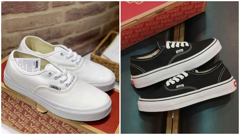 Dòng Vans Authentic có thiết kế đơn giản