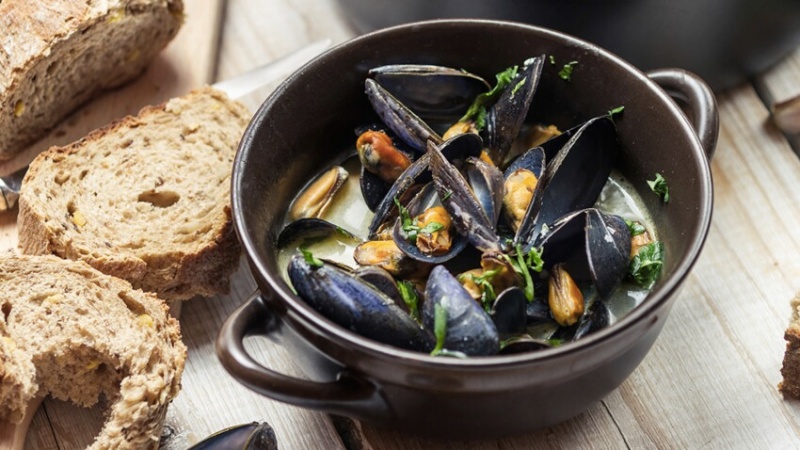 Moules Marinières - Trai hấp