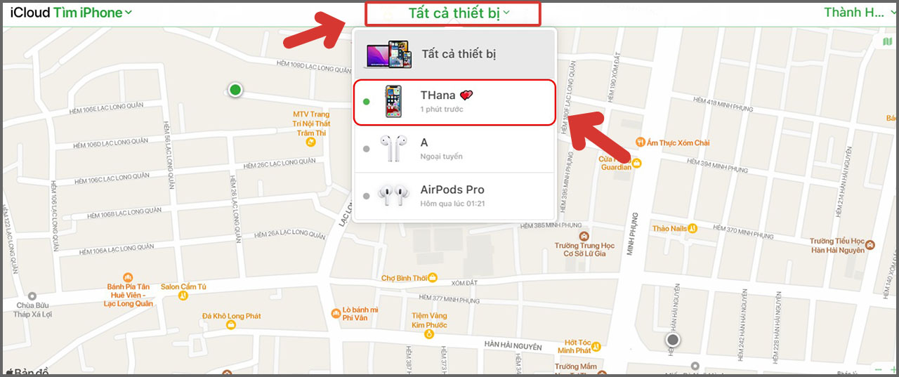 Cách sử dụng Find My iPhone đơn giản