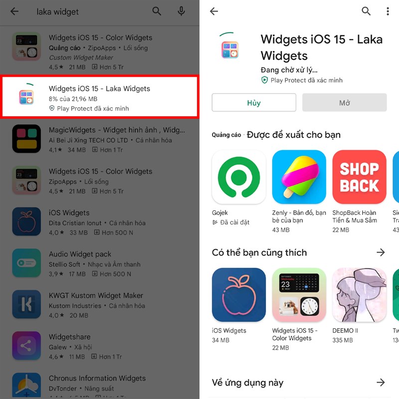 Hướng dẫn cách tạo Widget iOS 15 cho Android cực đẹp, ai nhìn cũng ưng