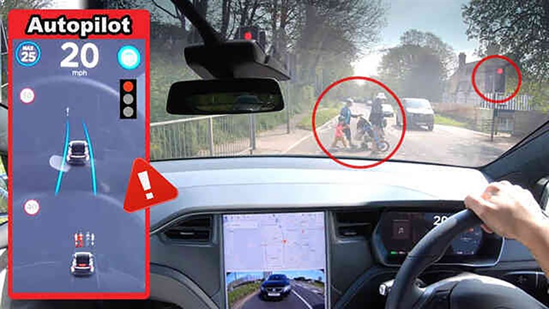 Video cho thấy cảnh báo va chạm Tesla phát hiện người đi bộ 'bí ẩn' Video cho thấy cảnh báo va chạm Tesla phát hiện người đi bộ 'bí ẩn'