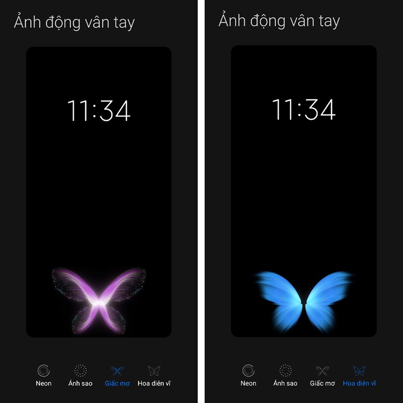 cách thay đổi hiệu ứng mở khóa vân tay trên điện thoại Xiaomi
