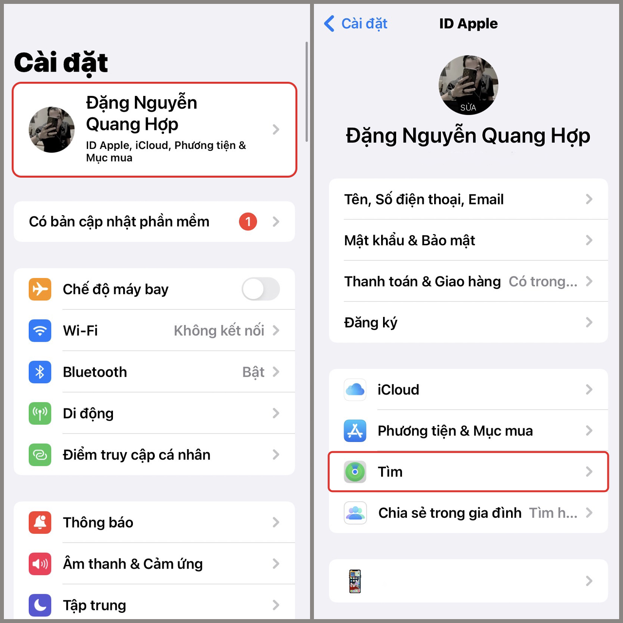 Khóa iPhone từ xa