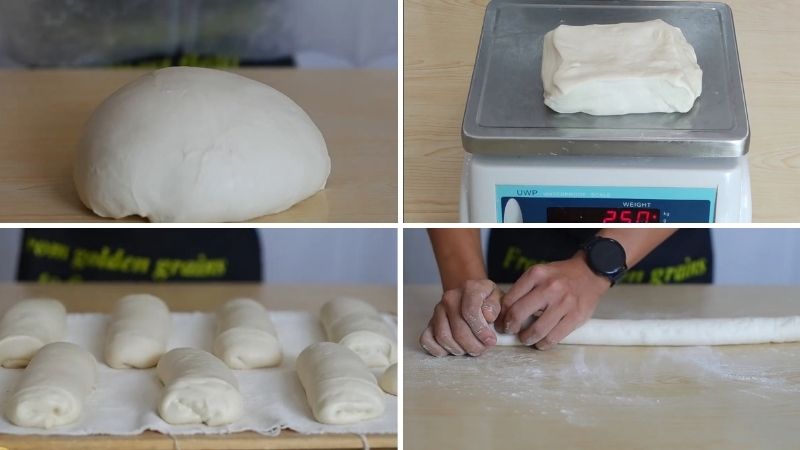 Tạo hình bánh mì baguette Pháp