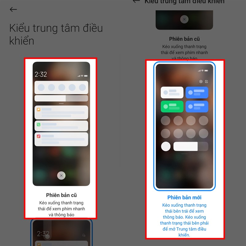 Quay về trung tâm thông báo cũ trên Xiaomi Redmi 10C