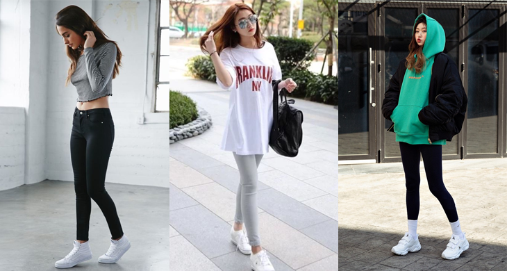 Phối đồ với quần legging