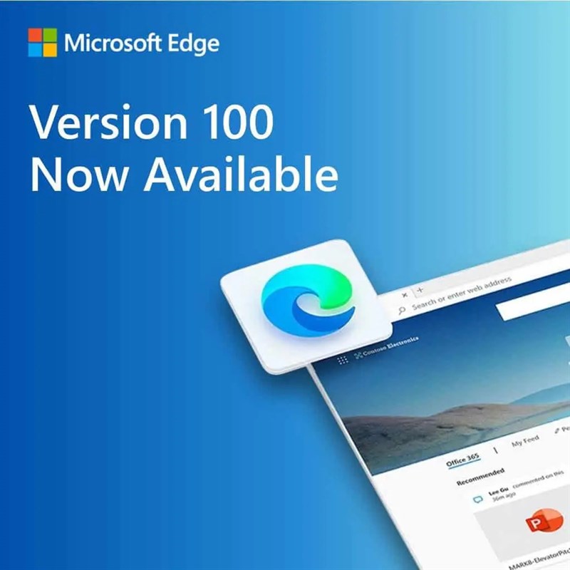 Microsoft phát hành Edge 100