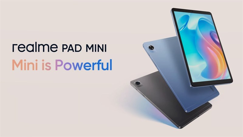 realme Pad Mini ra mắt: tablet siêu mỏng, hỗ trợ 4G LTE, pin lớn, giá chỉ từ 4,4 triệu