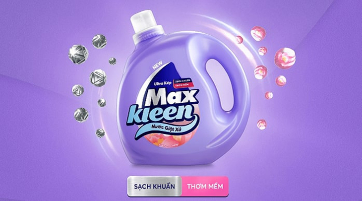 Nước giặt xả MaxKleen chứa hương hoa thiên nhiên Nước giặt xả MaxKleen chứa hương hoa thiên nhiên
