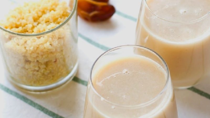 Công thức làm sữa quinoa (sữa hạt diêm mạch) healthy tốt cho sức khỏe