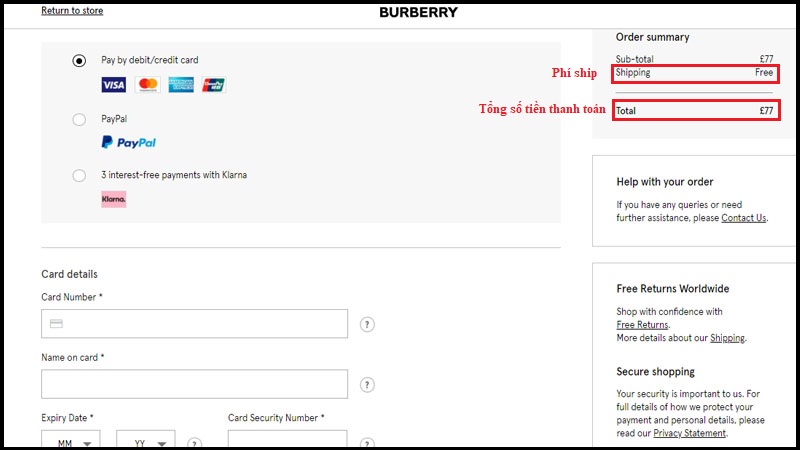 Hướng dẫn order nước hoa Burberry ở nước ngoài cực dễ