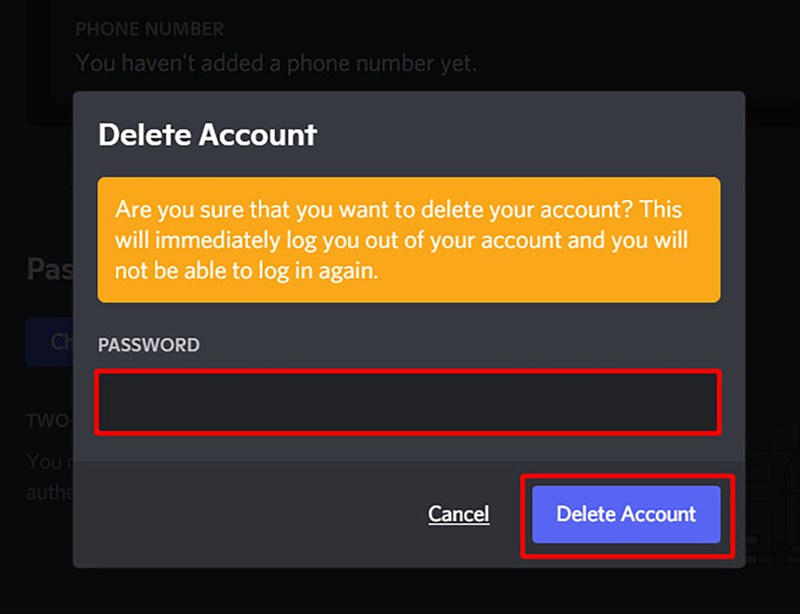 Cách xóa vĩnh viễn tài khoản Discord Cách xóa vĩnh viễn tài khoản Discord
