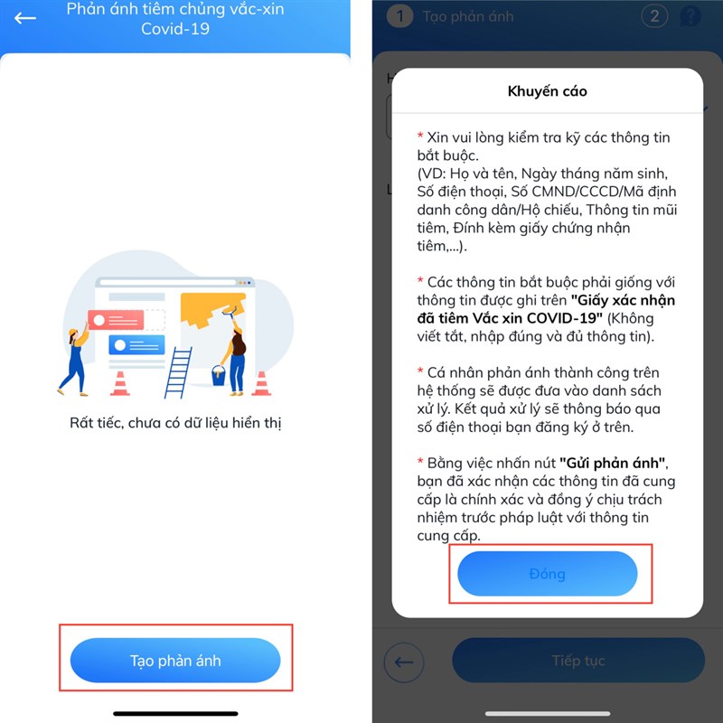 Cách phản ánh tiêm chủng COVID-19 trên Sổ sức khoẻ điện tử
