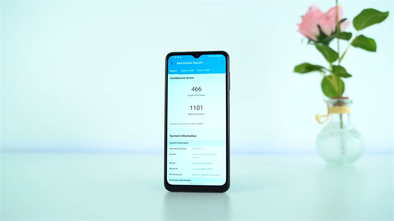 Galaxy A13 có cấu hình khá ổn áp với con chip Exynos 850 Galaxy A13 có cấu hình khá ổn áp với con chip Exynos 850