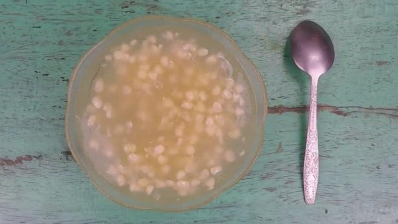 How to make sweet sweet corn starch tea, cool down summer days