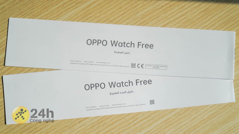 Phụ kiện đi kèm với OPPO Watch Free