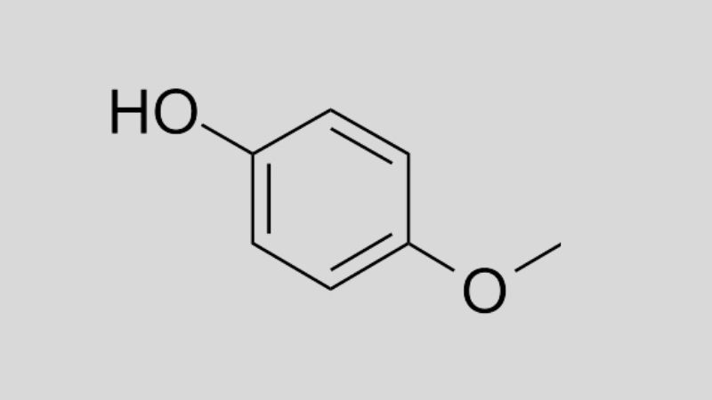Chemical formula of Mequinol