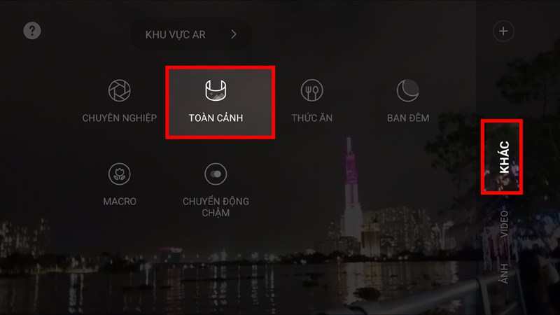 Cách chụp toàn cảnh trên Samsung Galaxy A23