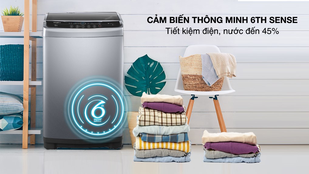 Các công nghệ nổi bật trên dòng máy giặt cửa trên Whirlpool:
