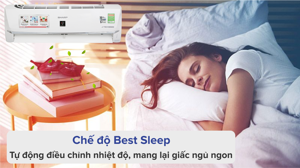 Các công nghệ nổi bật trên máy lạnh Sharp - Chế độ Best Sleep