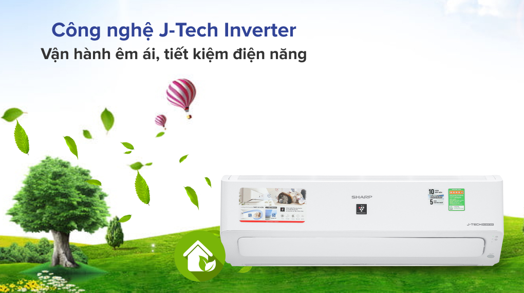 Các công nghệ nổi bật trên máy lạnh Sharp - Công nghệ J-Tech Inverter