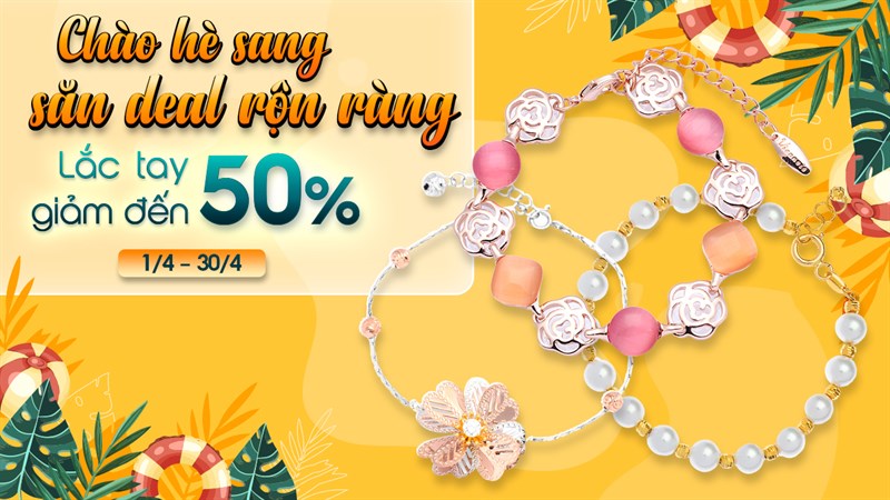 Lắc tay giảm giá