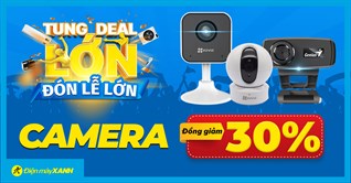 Camera, Webcam đồng giảm 30%, giá rẻ hơn, an toàn toàn hơn. Mua ngay hôm nay!