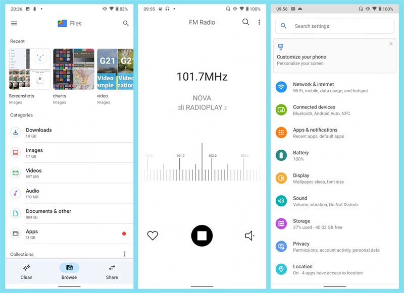 Giao diện Nokia G21 Giao diện Nokia G21