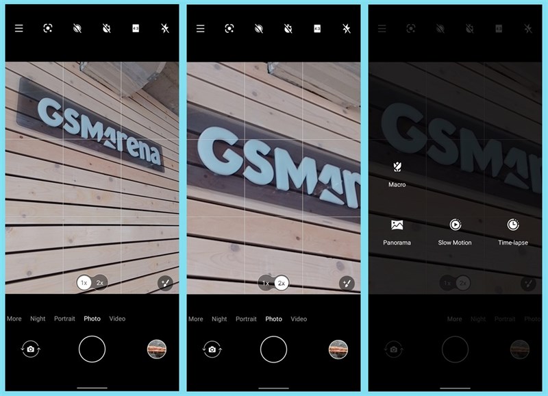 Giao diện chụp trên Nokia G21 Giao diện chụp trên Nokia G21
