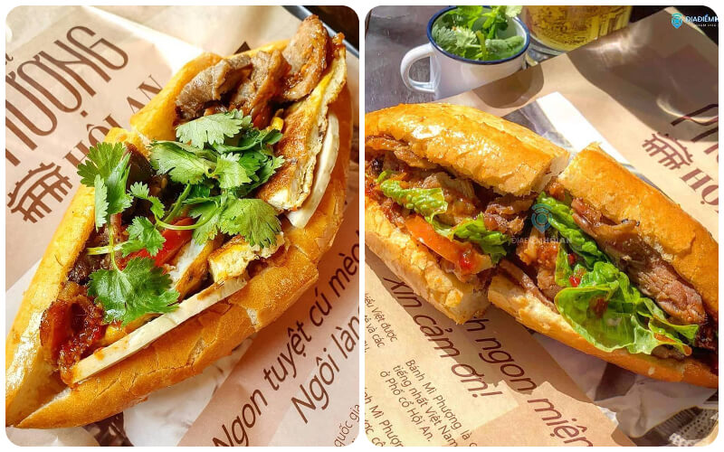 Món bánh mì Hội An có hương vị đặc biệt