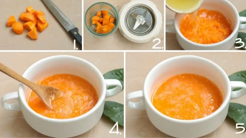 Cách làm son từ cà rốt