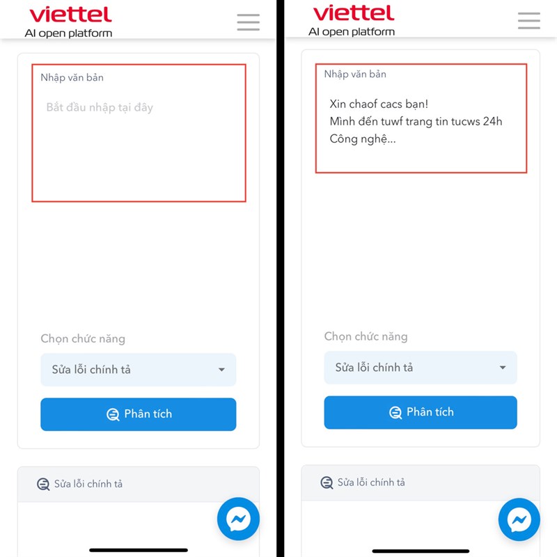 Cách kiểm tra lỗi chính tả văn bản bằng Viettel AI Cách kiểm tra lỗi chính tả văn bản bằng Viettel AI