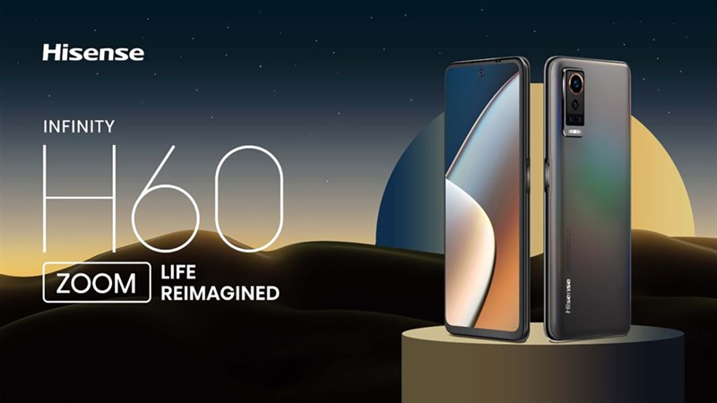 Hisense Infinity H60 Zoom ra mắt: Camera 108 MP cùng chip Helio G90T