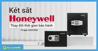 Thông báo thay đổi thời gian bảo hành của két sắt Honeywell