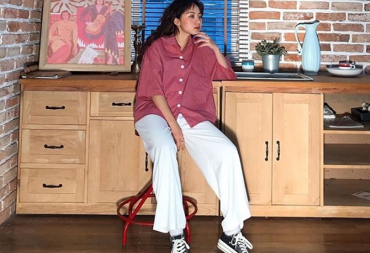 Damen-Oversize-Top mit Hose