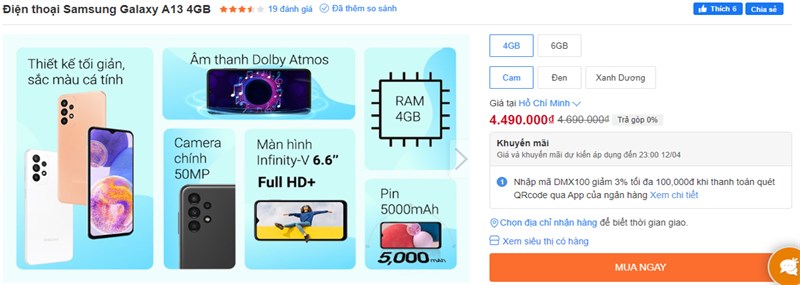 Cùng khám phá sức mạnh giải trí của bộ đôi Samsung Galaxy A13 và Galaxy A23, điện thoại dành riêng cho người chơi hệ 'tóp tóp'