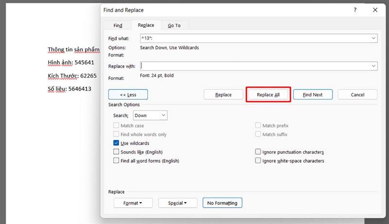 Cách chỉnh định dạng tất cả các đề mục trong Word bằng phím tắt