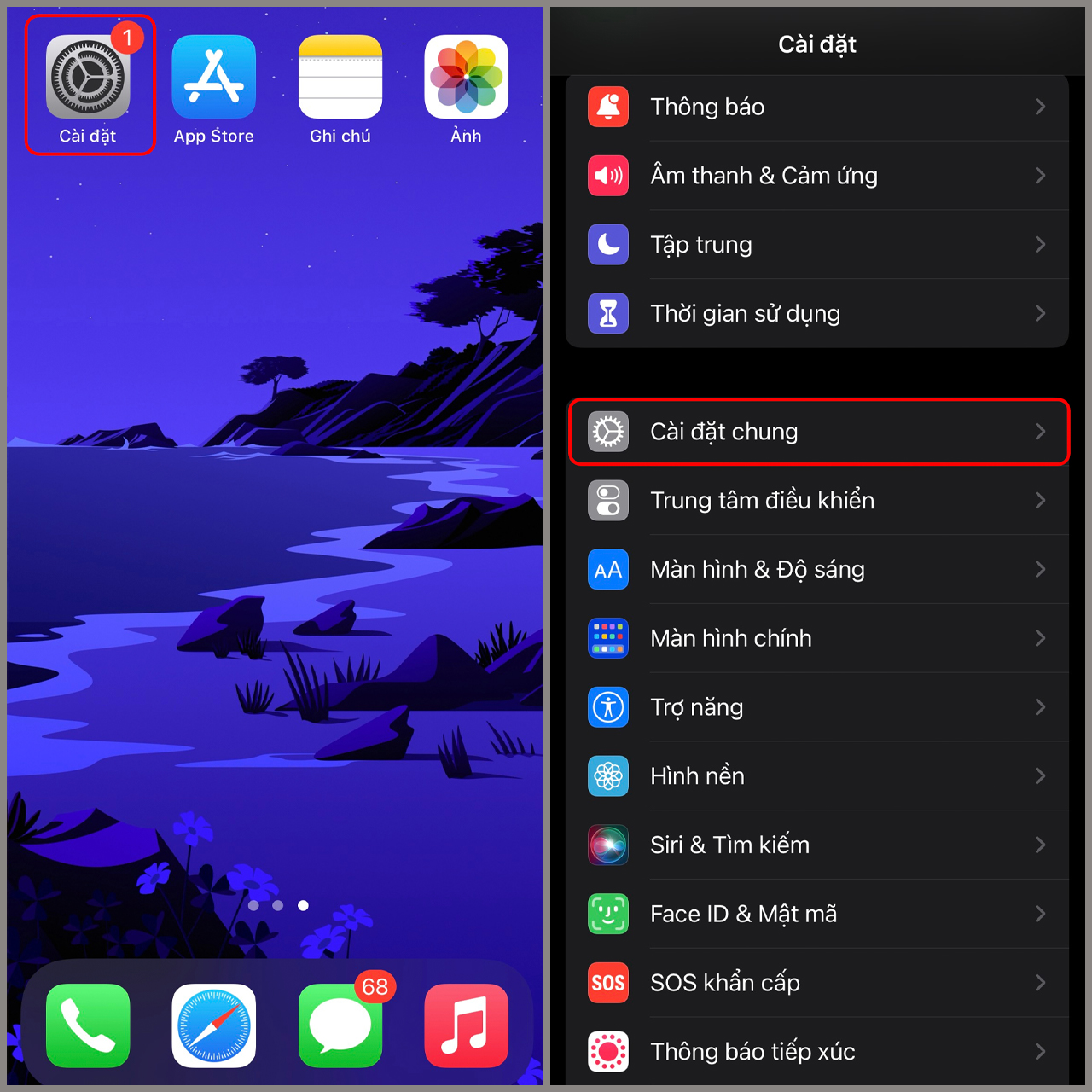 iPhone lỗi khóa hướng dọc