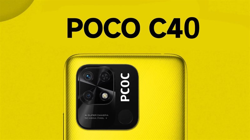 POCO C40 có thể là phiên bản đổi tên của chiếc Redmi 10C