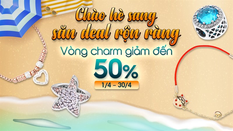 Vòng charm giảm giá
