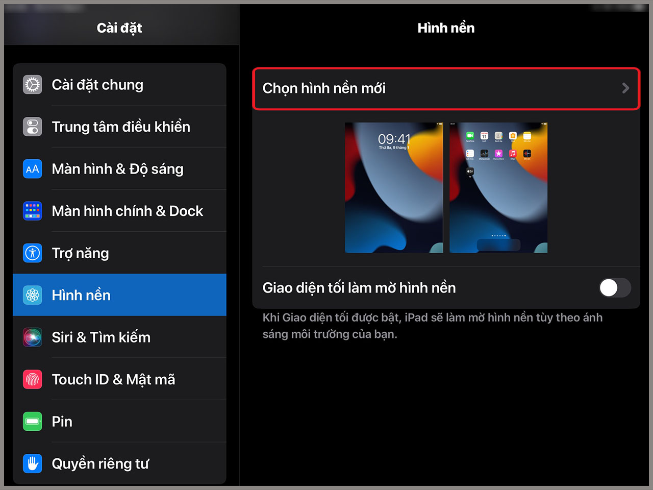 Hình nền iPad đẹp: \