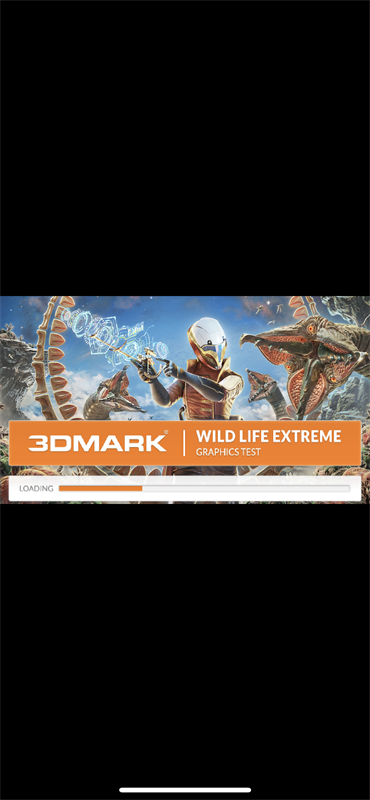 Khi chấm điểm hiệu năng bằng 3DMark, iPhone 12 Pro của mình chỉ có thể hiển thị bài test theo chiều dọc.