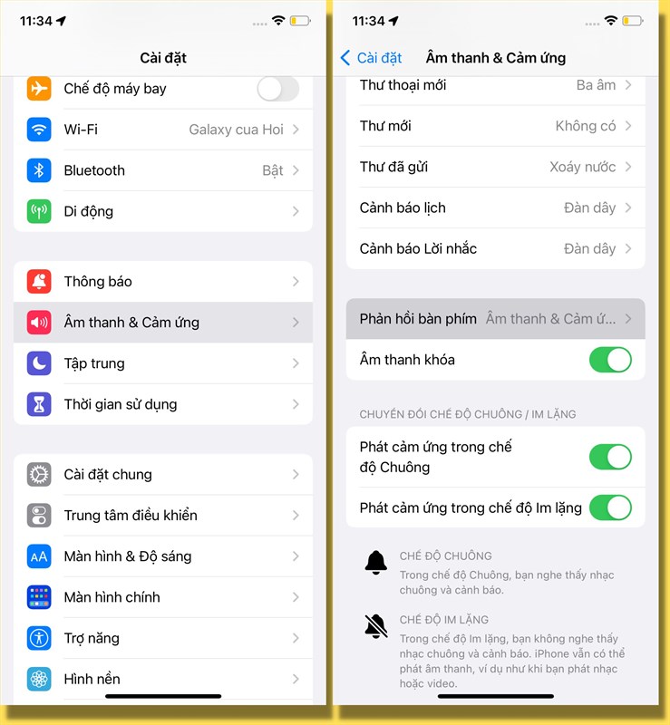 Bàn phím phản hồi rung của iOS 16 Beta 1 khá thú vị.