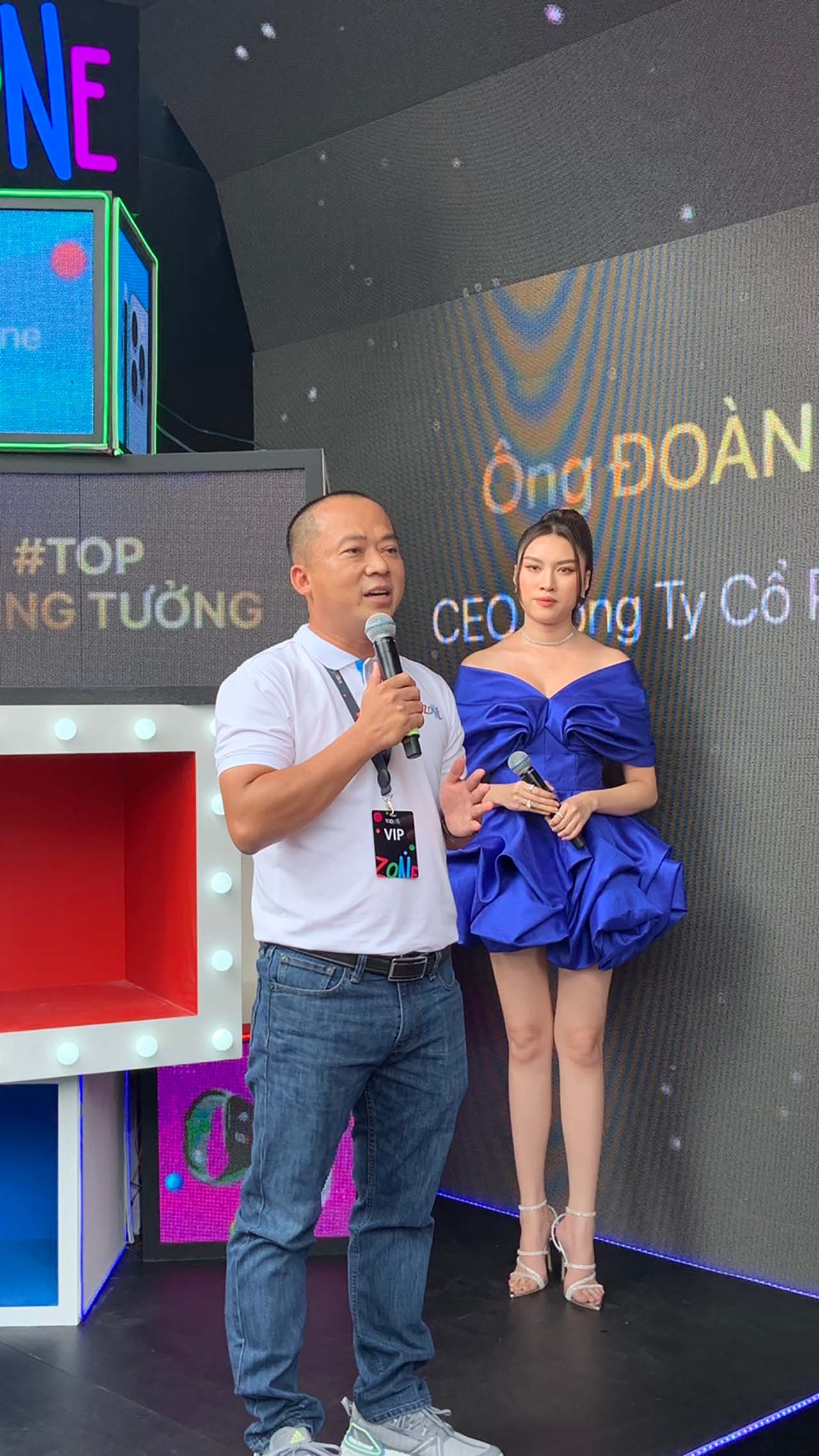 CEO Đoàn Văn Hiểu Em phát biểu tại sự kiện khai trương CEO Đoàn Văn Hiểu Em phát biểu tại sự kiện khai trương