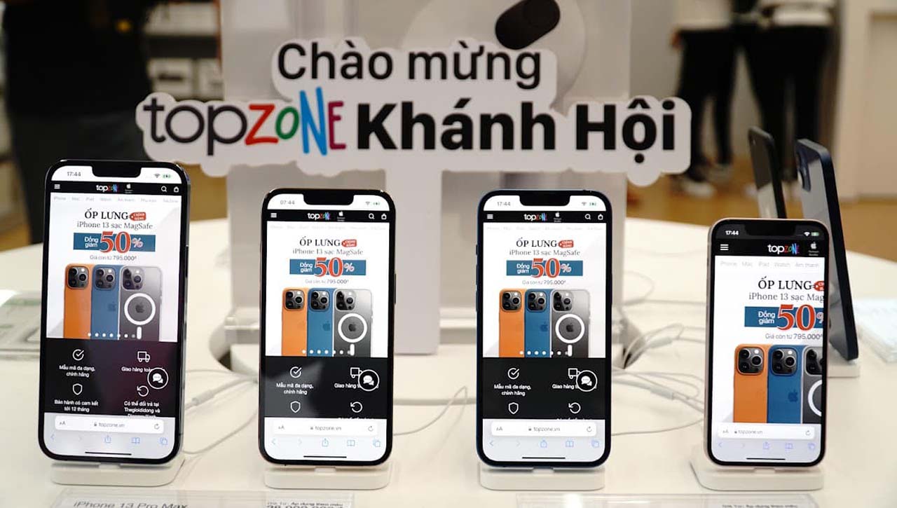 Chào mừng cửa hàng TopZone Khánh Hội Chào mừng cửa hàng TopZone Khánh Hội