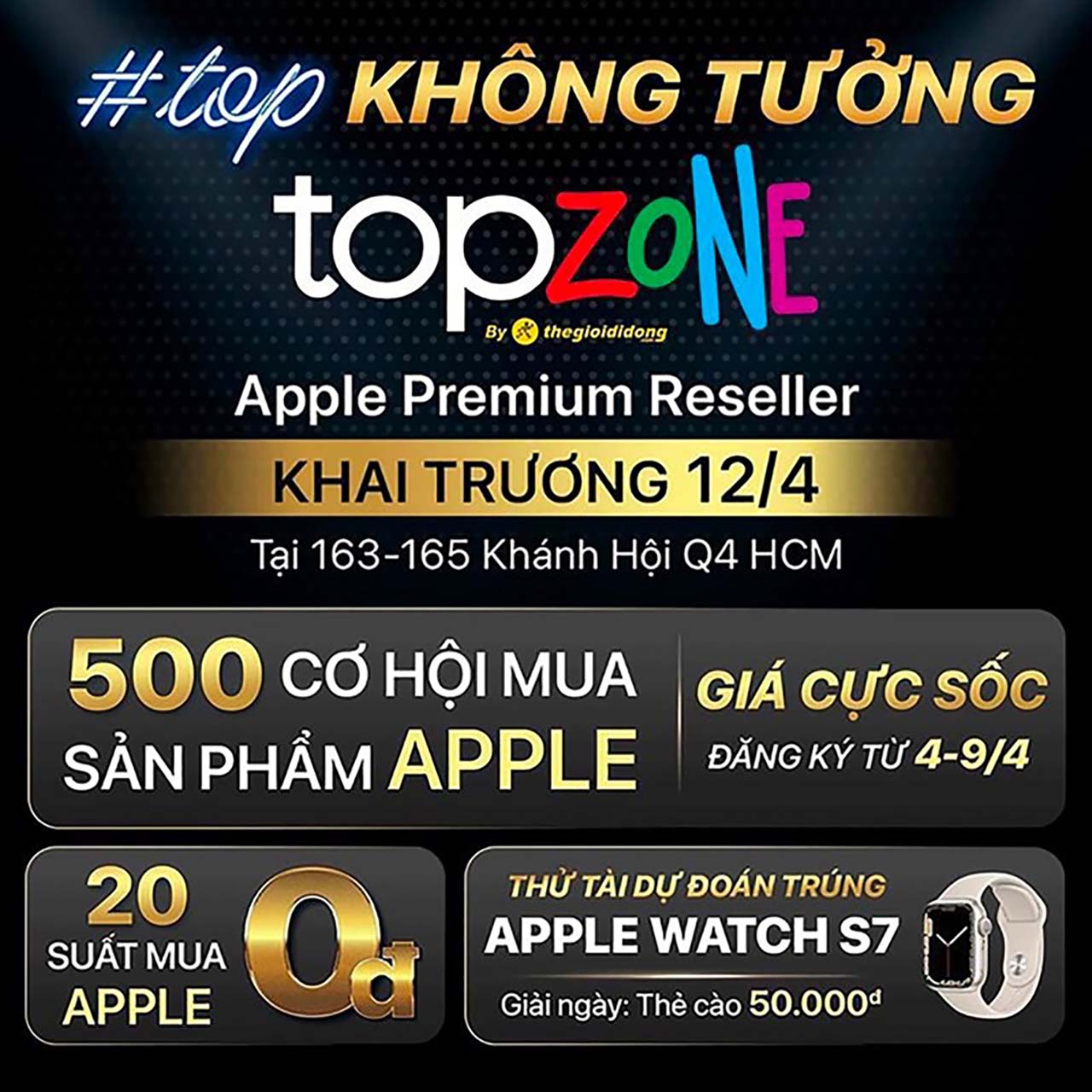 Top KHÔNG TƯỞNG- Tưng bừng khuyến mãi khai trương Top KHÔNG TƯỞNG- Tưng bừng khuyến mãi khai trương
